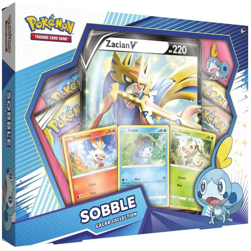 Pokemon TCG Sobble Galar Collection Pin Box